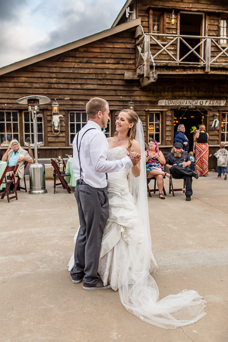 happy first dance - rustic HMB wedding