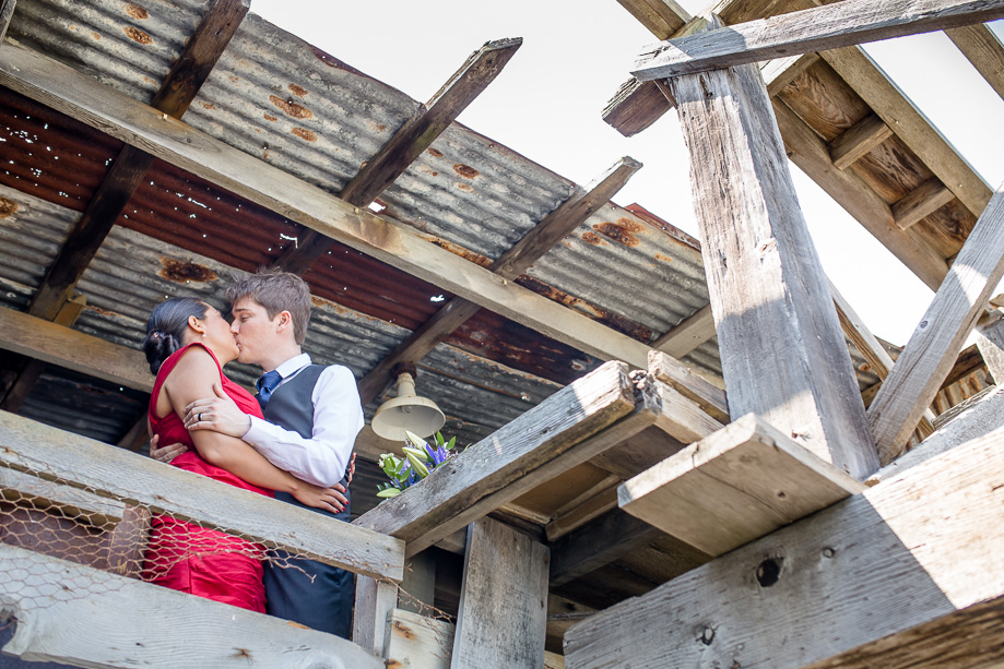 China Camp State Park wedding portrait