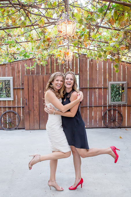bride and her friend