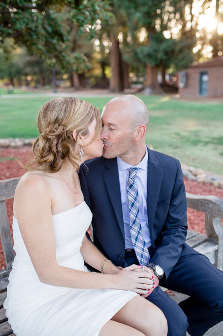 gorgeous couple getting married at san jose municipal garden