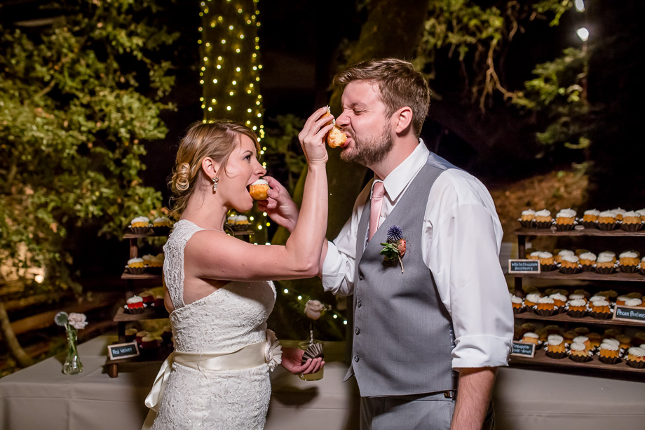 funny wedding cupcake smash