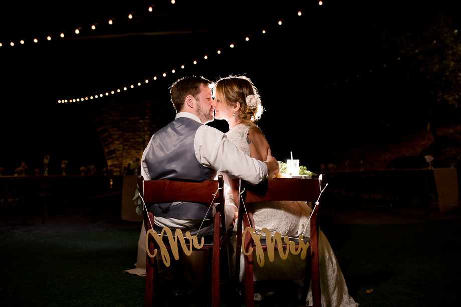 creative unique lighting portrait at Saratoga Springs wedding