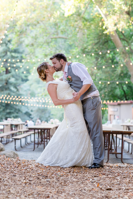 romantic Saratoga Springs long bridge summer wedding