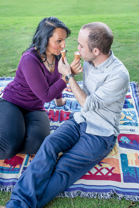 bi-rite creamery engagement photo