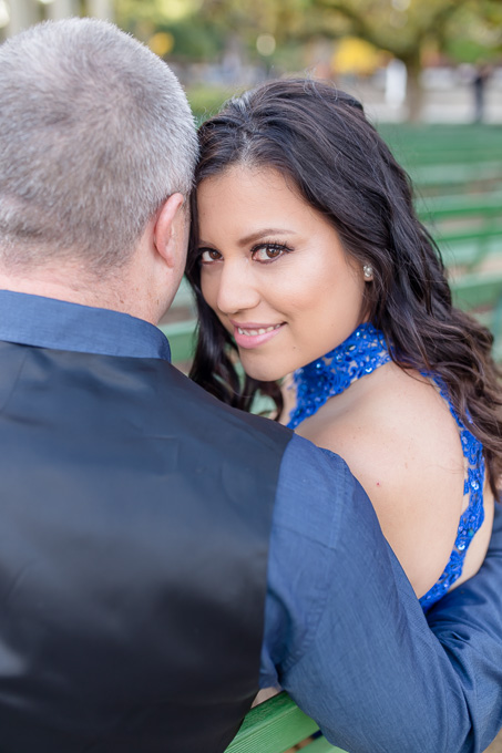 Academy of Sciences and Golden Gate Park engagement photos