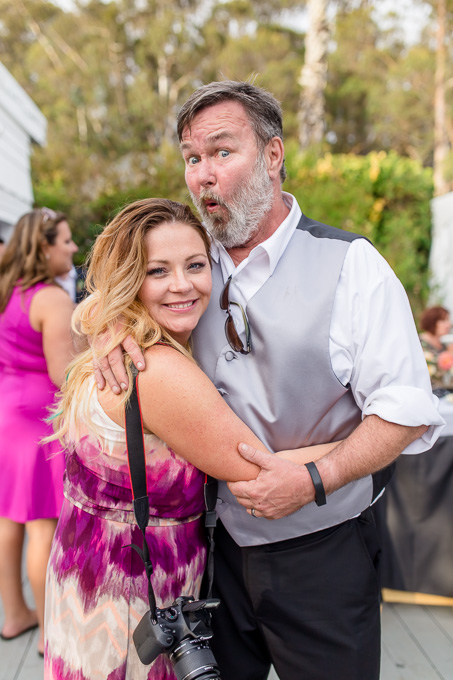 happy wedding guest photo