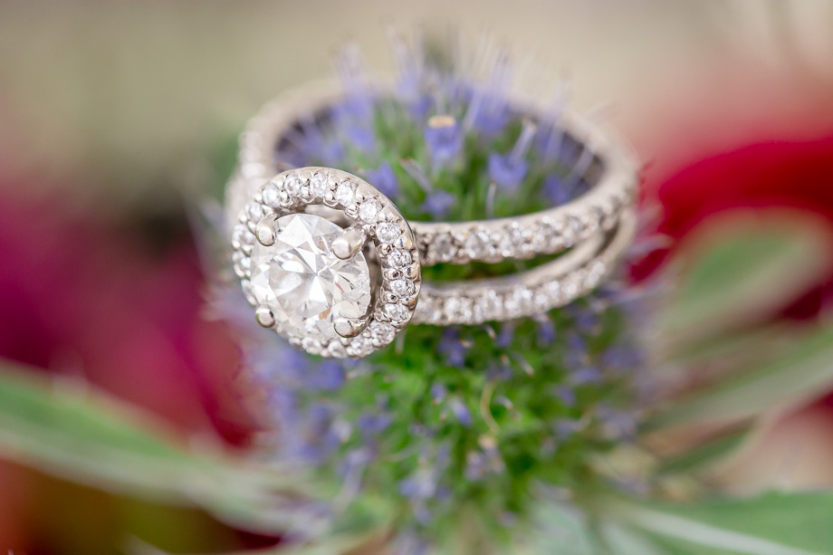 wedding and engagement ring set