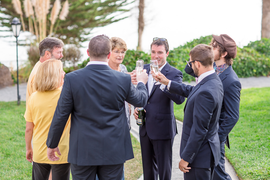 groom with his family