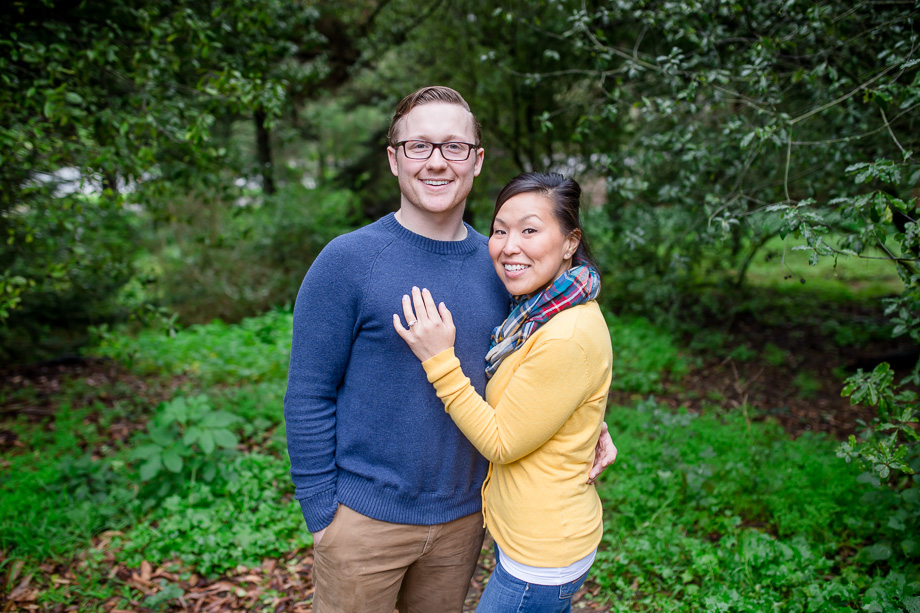 couple photo in a park