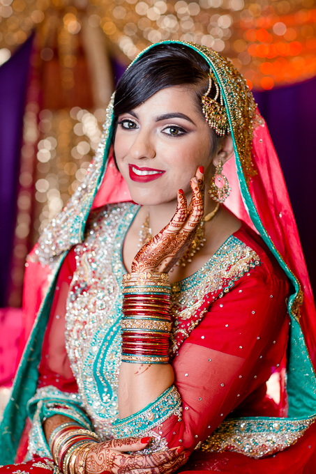 beautiful indian bridal portrait - san francisco wedding photographer