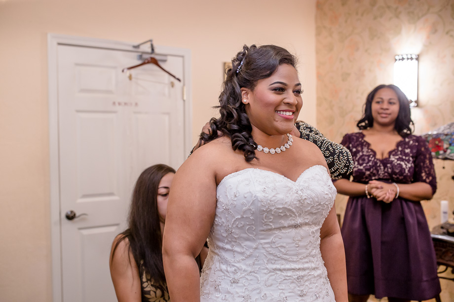 bride getting ready