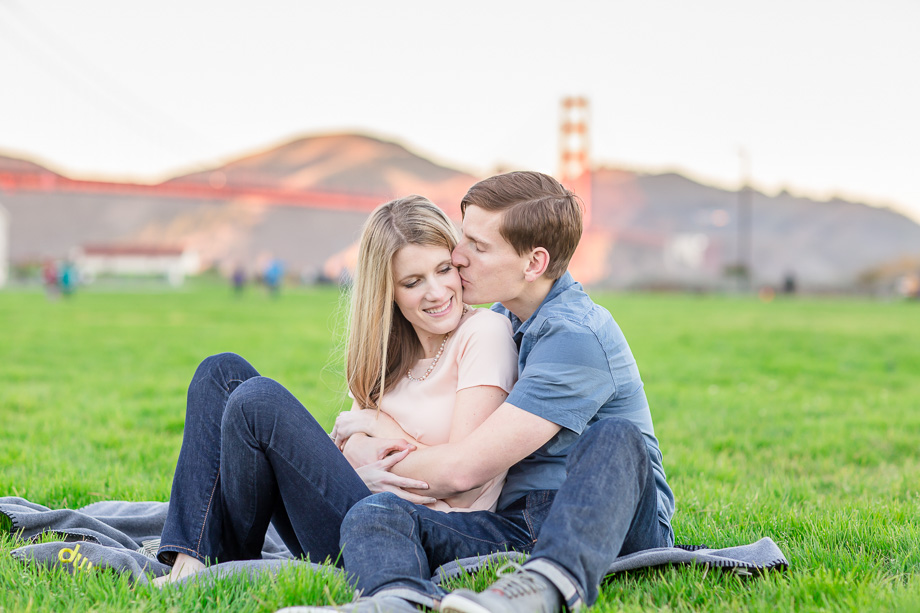 pretty golden gate bridge save the date photo