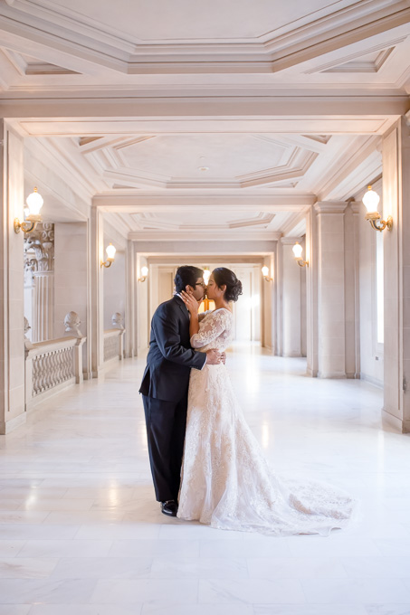 stunning hall way photo at San Francisco city hall