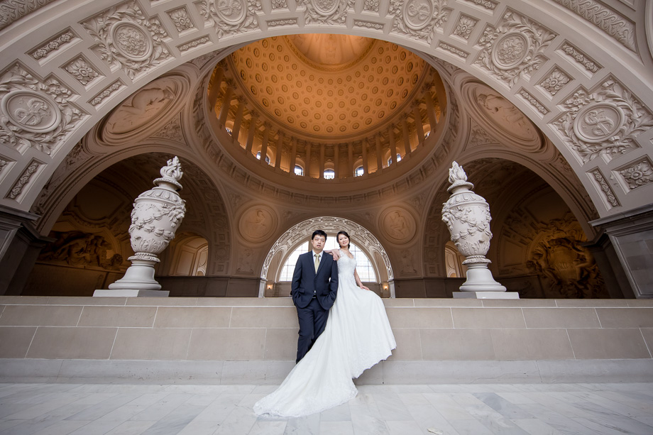 三藩市政厅婚纱摄影