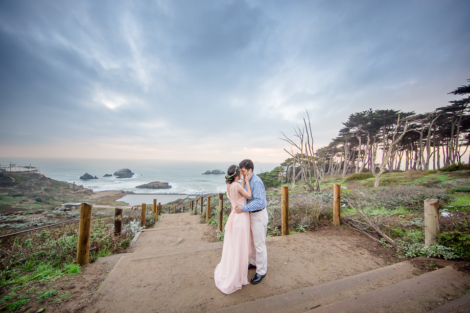 旧金山外景婚纱摄影 San Francisco pre-wedding photos