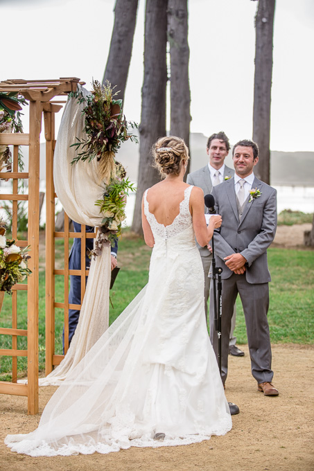 Half Moon Bay seaside wedding