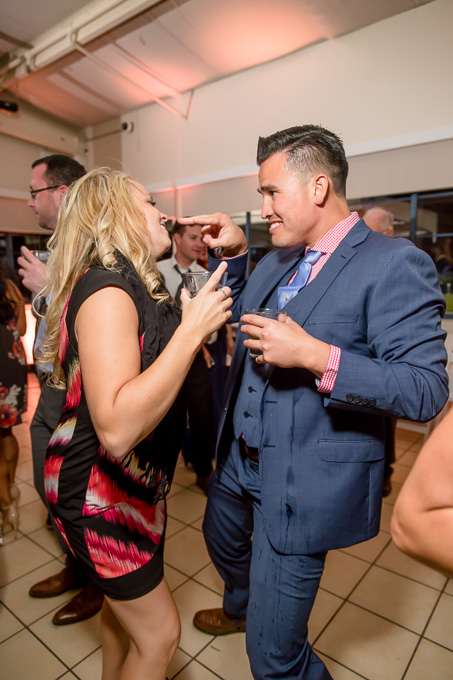 wedding guests dancing at Mavericks Event Center