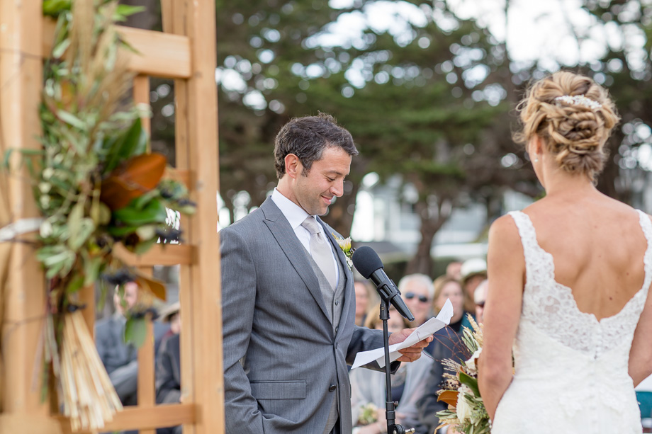 Half Moon Bay Mavericks wedding