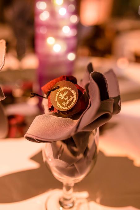 guest favor for a San Francisco city hall wedding reception