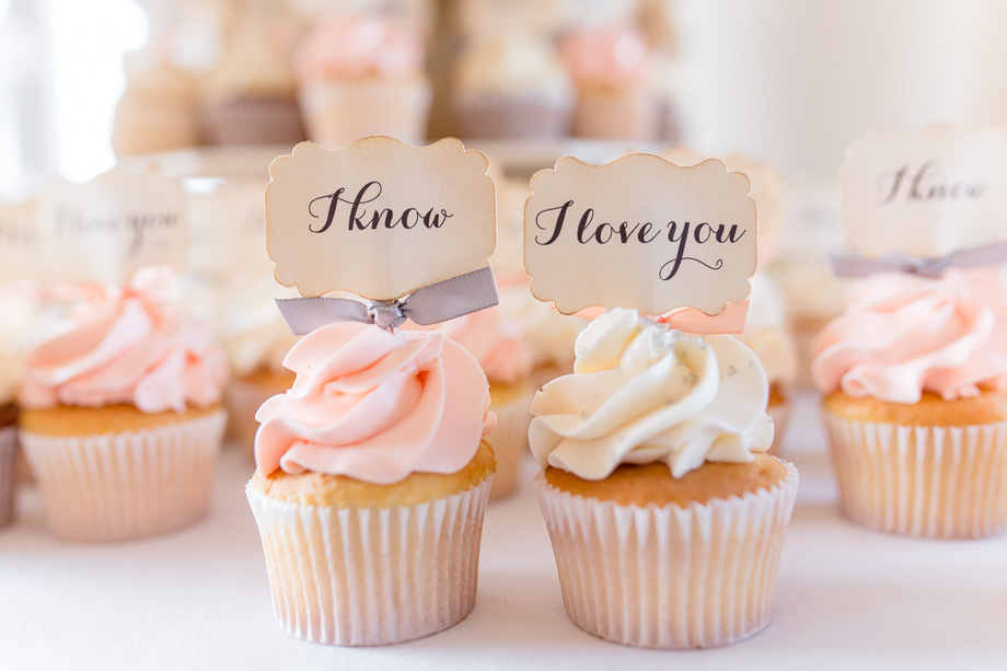 I know I love you wedding cupcake topper - california bay area wedding photographer