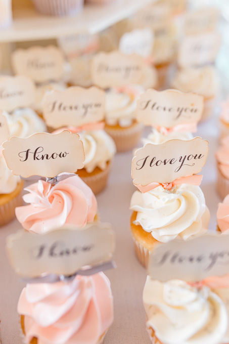 I know I love you wedding cupcake topper - san francisco wedding photographer