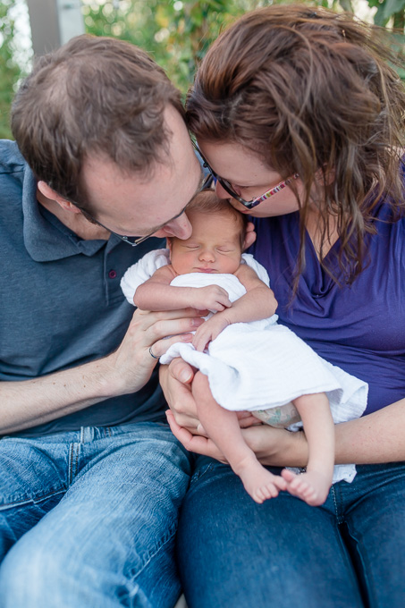 cute family with baby boy