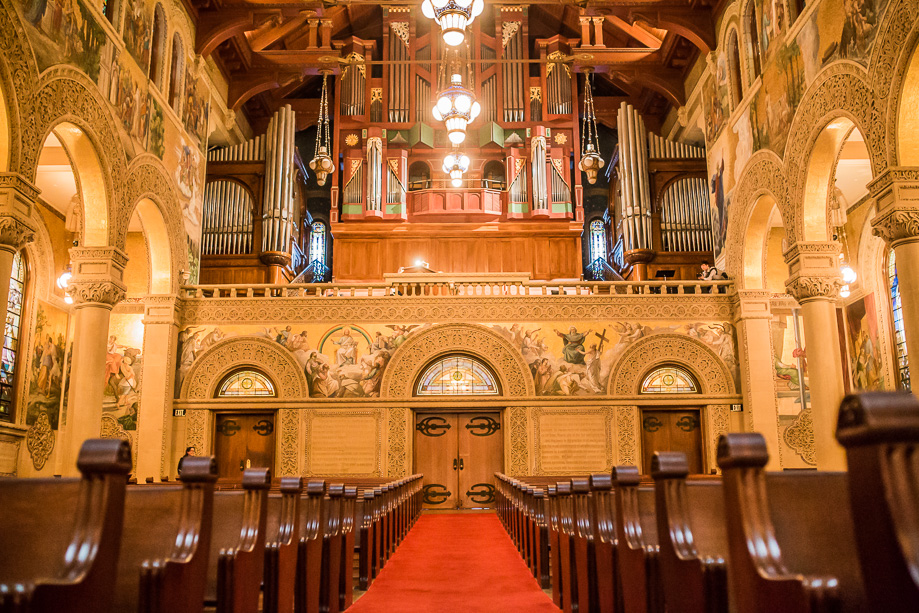 Stanford Memorial Church pews