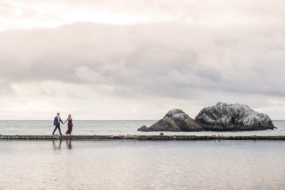 Sutro Baths walking reflection