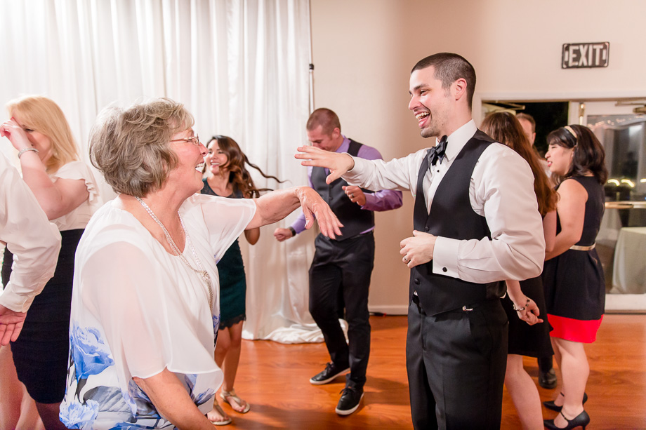 dancing during wedding reception