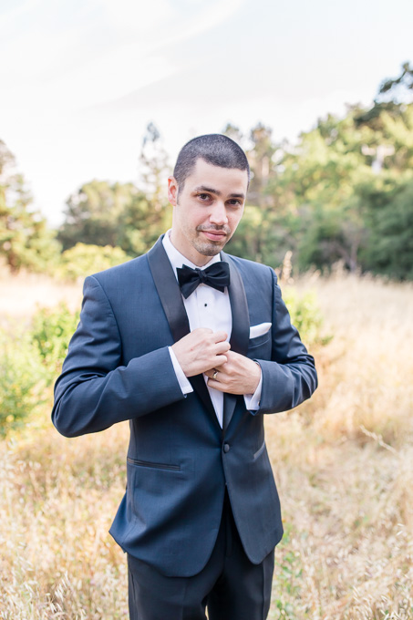 groom outdoor portrait