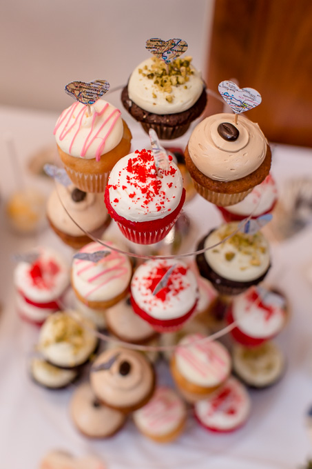 pretty wedding cupcake tower