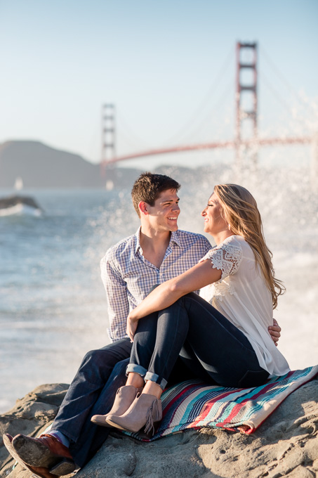 golden gate bridge save the date photo