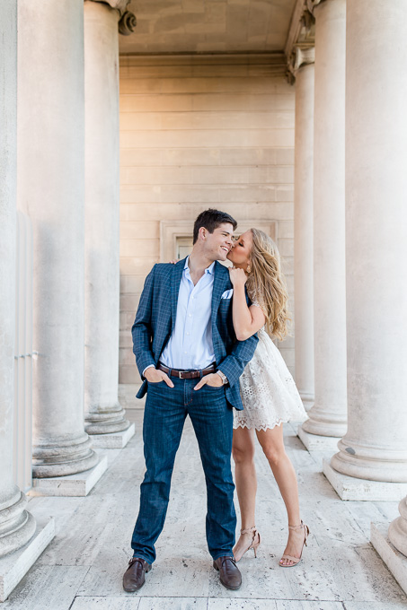 Lands end engagement session