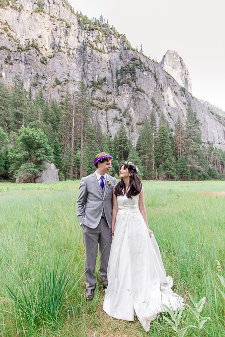 green field wedding picture