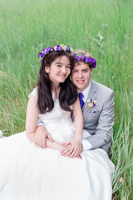 Yosemite wedding ceremony - post ceremony outdoor portrait