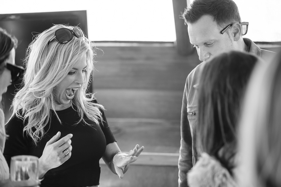 she loves her engagement ring!