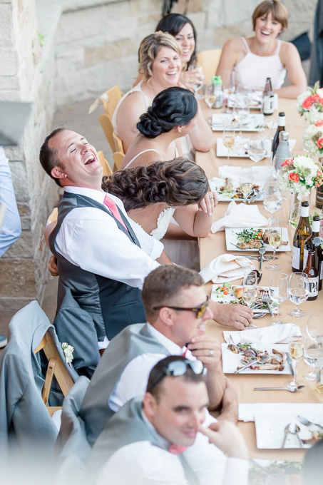 hilarious moment during best mans speech - Napa wedding