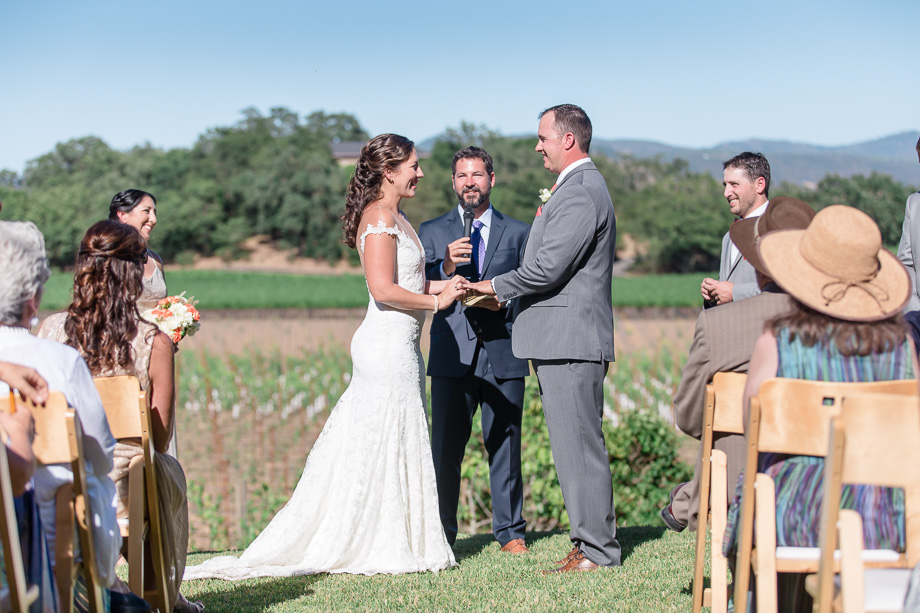 ring exchange in front of all their loved ones