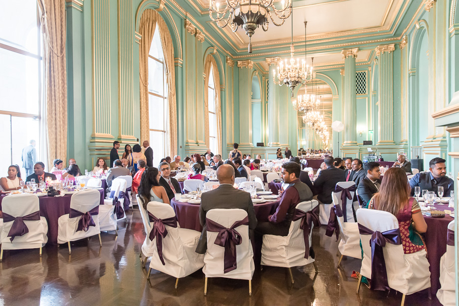 War Memorial Ballroom for wedding reception