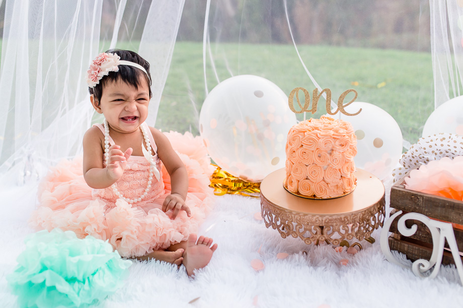 south bay outdoor baby portrait