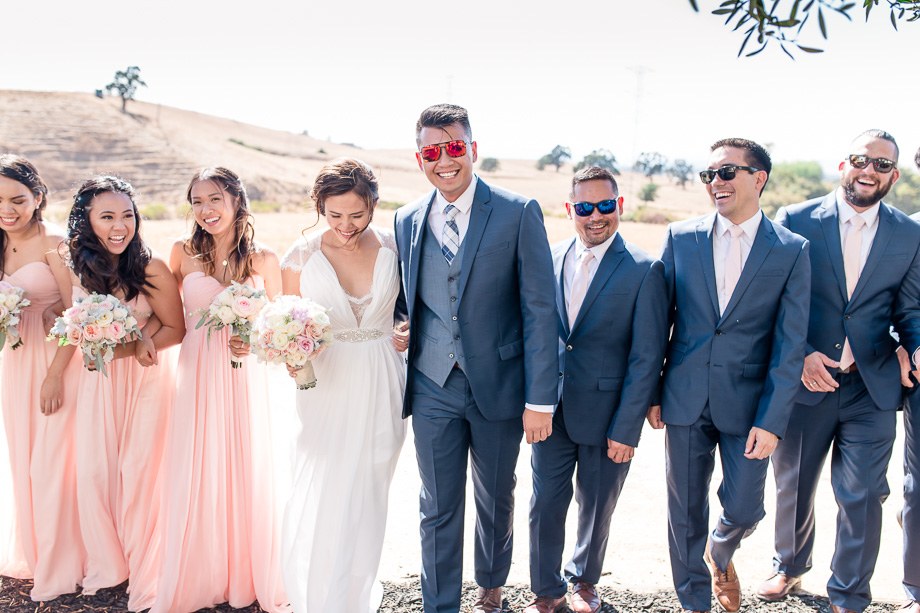fun wedding party photos