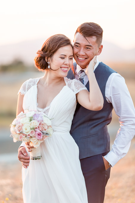 Marinelli Event Center sunset photo for bride and groom