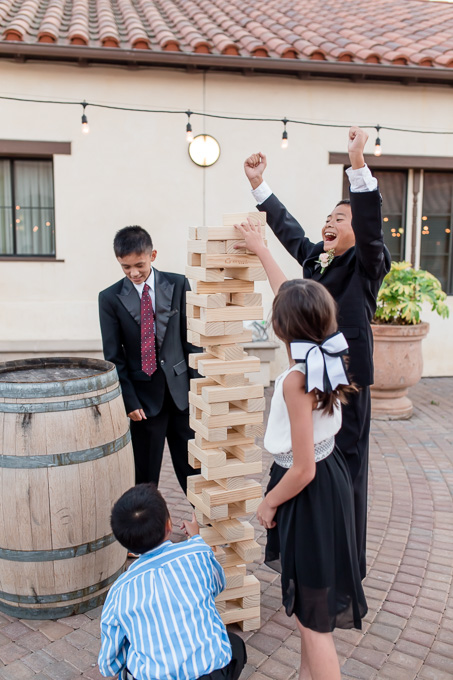 wedding lawn game giant jenga
