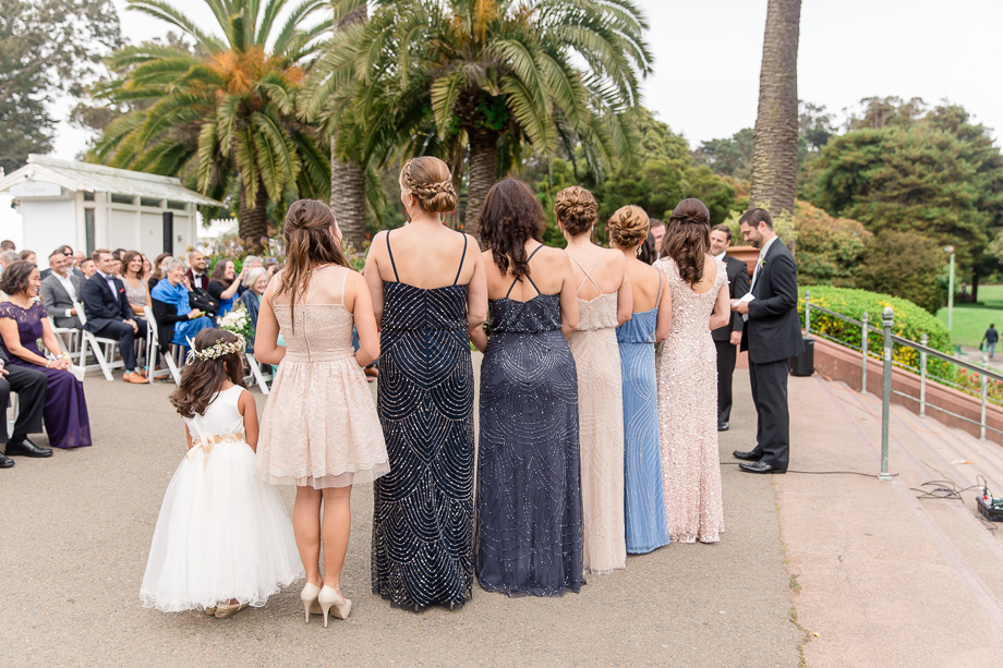hollywood glam inspired bridesmaid dresses