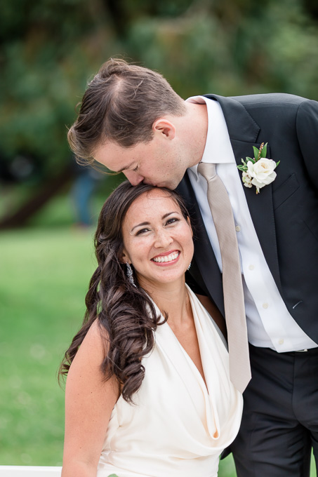 the newlyweds after tying the knot