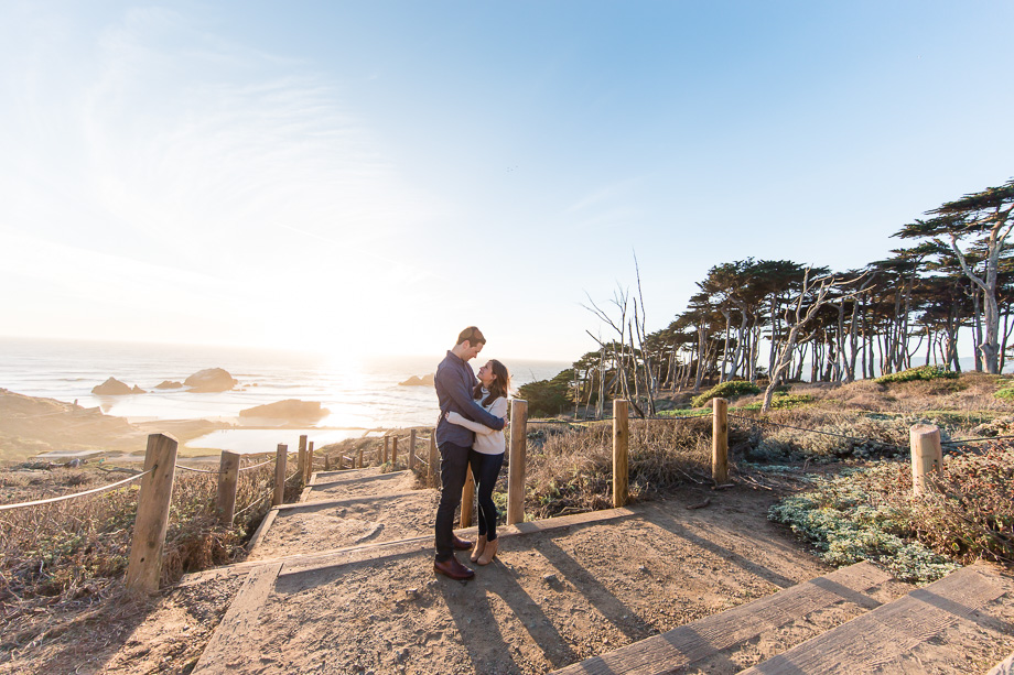 sutro baths trail save the date photo