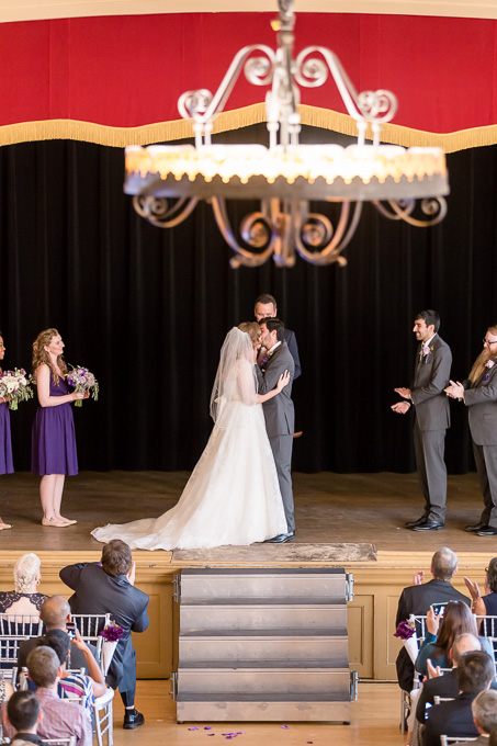 first kiss shot from the balcony