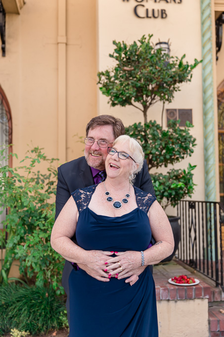 a cute photo of brides parents