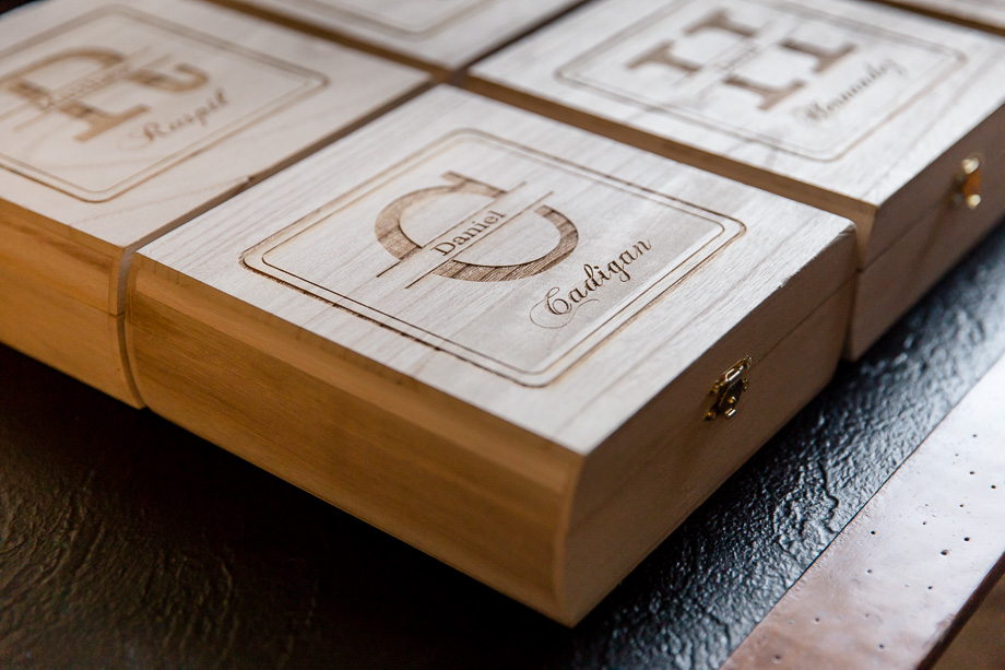 personalized engraved groomsmen gifts - flask set