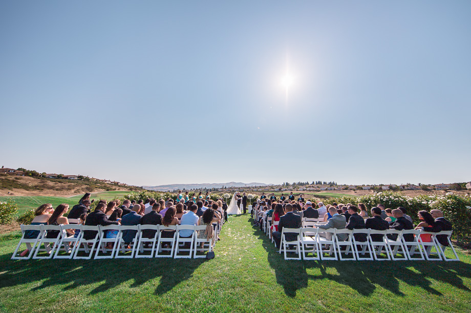 The Bridges Golf Club wedding ceremony